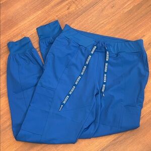 Medcouture Blue Jogger Scrub Pants